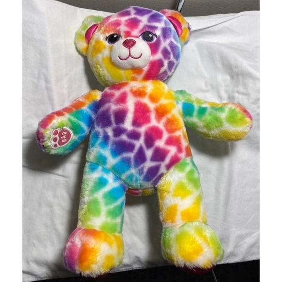 Build-A-Bear Rainbow Leopard - Picture 1 of 6